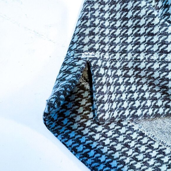 J Jill Houndstooth Ponte Knit Tunic Top Womens LP Large Petite - Picture 8 of 14